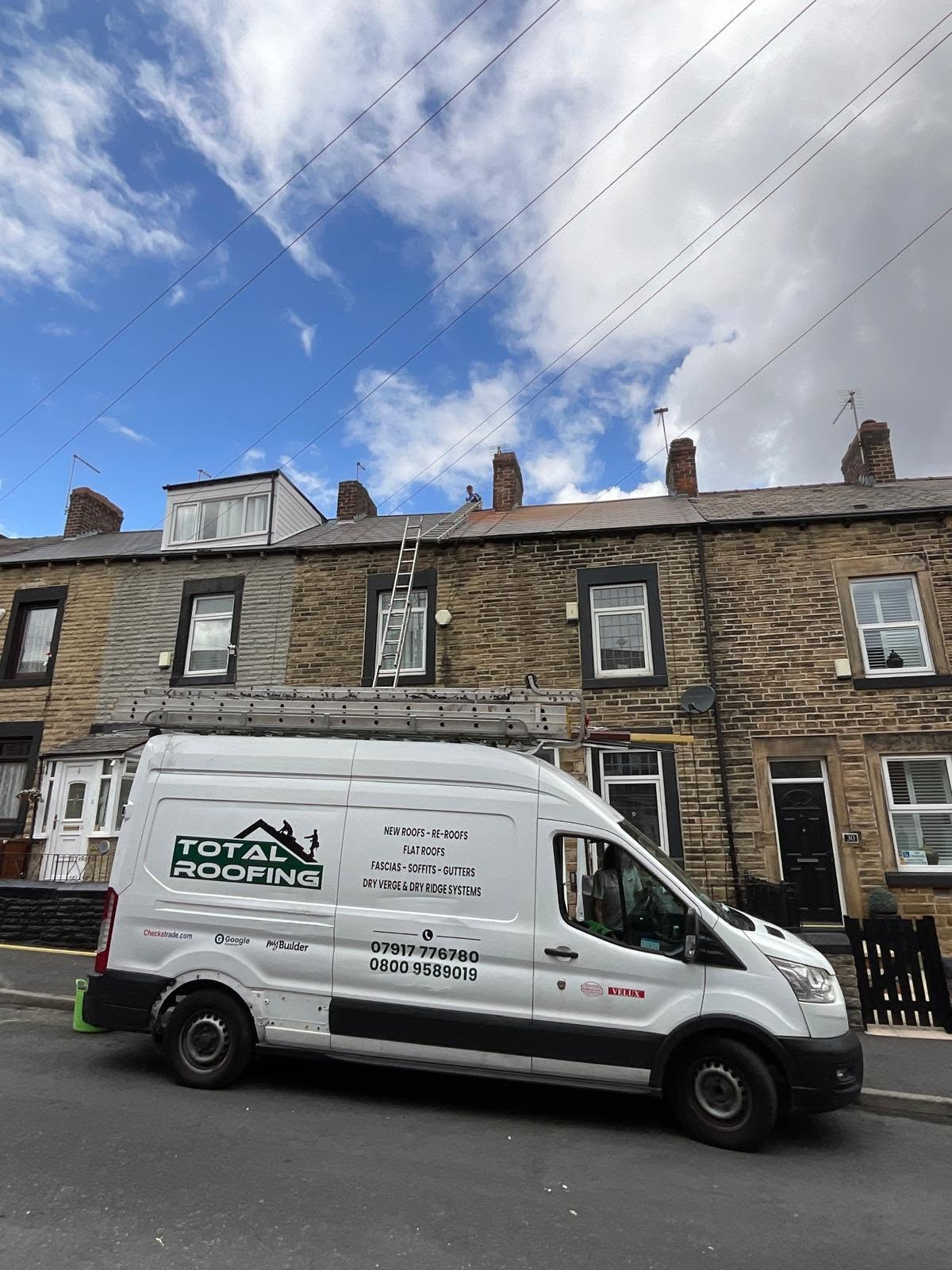 Roof installation carried out by Total Roofing & Repairs Limited