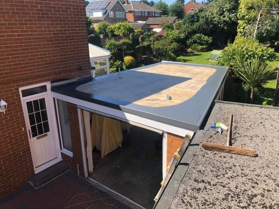 New flat roof installation by Total Roofing & Repairs Limited