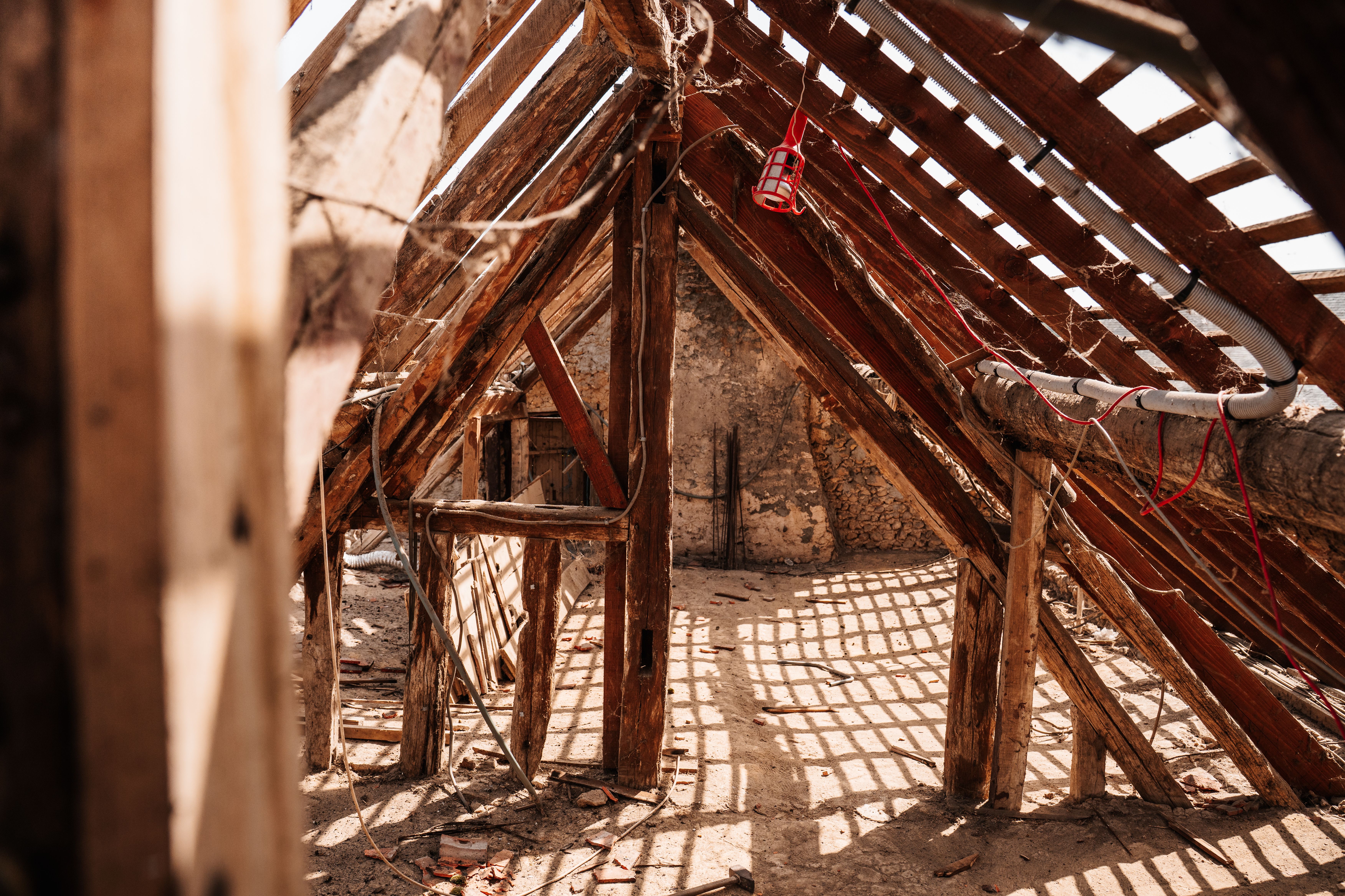 Existing unused loft roof space